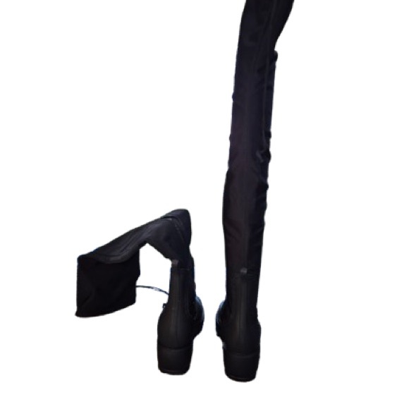 Jeffrey Campbell Over The Knee Black Boots - Picture 3 of 6